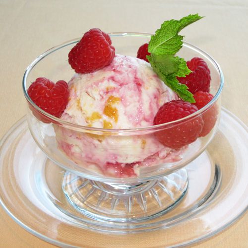 The Sweet fro yo Rewards Raspberry Peach Recipe Delicious For Taste