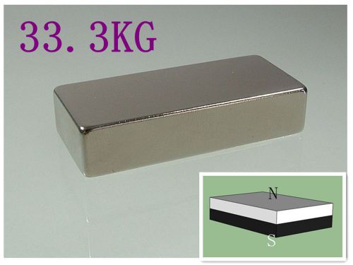 N52 45*20*10mm Neodymium Permanent super strong Magnets rare earth Craft blaock