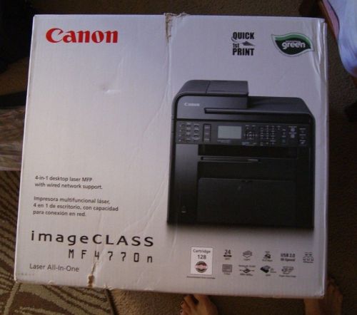 Canon ImageClass MF4770n Laser Multi-function Printer, Copy, Scan Mint Used