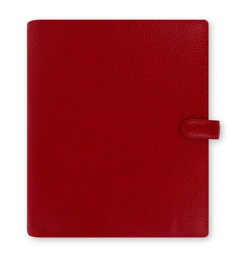 Filofax Finsbury A5 Red Cherry Leather Organizer Agenda