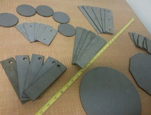 Large lot steel flat plate disks rectangles various shapes 13+ lbs