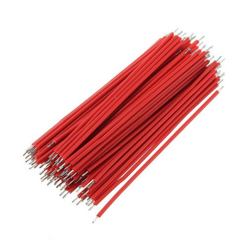 200pcs Flexible Solderless Breadboard Jumper Cable Wires Test for Arduino Red