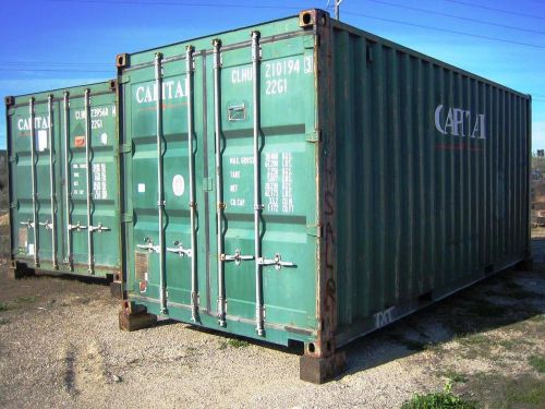 USED: 20&#039; ISO SHIPPING CONTAINER: WWT - Wind and Water Tight - Savannah, GA