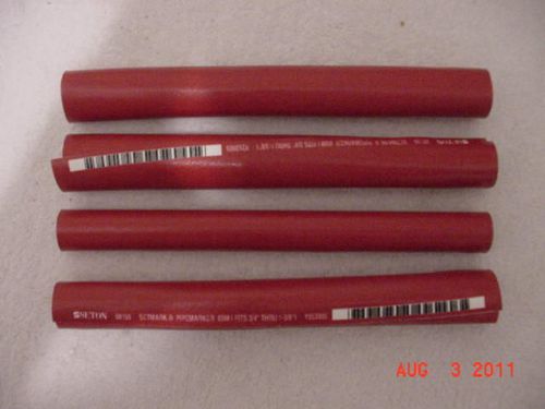 **new** lot of (4) seton setmark snap around fire alarm pipe markers 8sm for sale