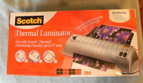 NEW Scotch Thermal Laminator TL901 2 Roller 9&#034; Wide Laminating Home Office