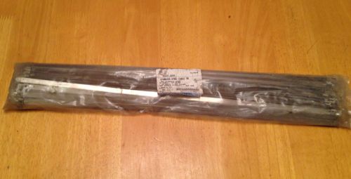 Thomas &amp; Betts 100 pc Stainless Steel Cable Zip Tie Strap 16.5&#034; 200lb