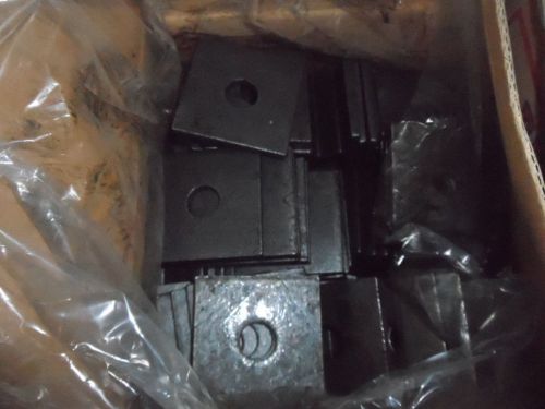(2) BOXES SQUARE PLATE WASHER 5/8 X 2-1/2 X .25TH QTY 250