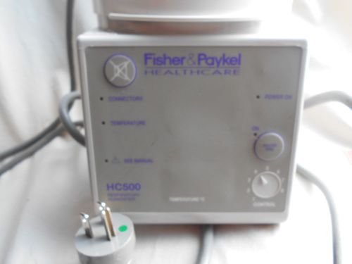 FISHER &amp; PAYKEL HC 500 (HC500) RESPIRATORY HUMIDIFIER @