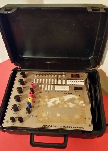 R.S.R. Electronics. Inc. Digital Trainer PAD-234A In Case