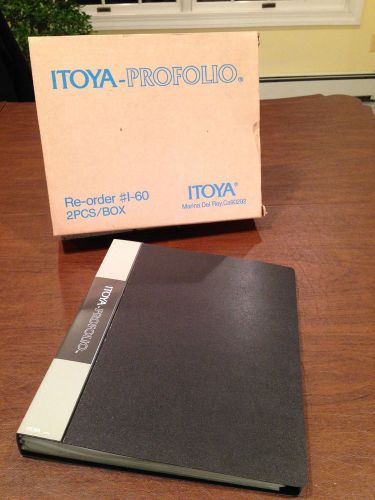 New in Box ITOYA PROFOLIO I-60 Presentation/Photographic Display 60 Pages Each
