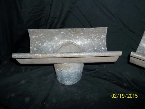 Gutter galvanized tee 6&#034; for sale