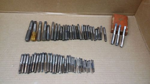 Nice Lot of 70 Hand Tap HS Assorted sizes up to 3/4&#034; inch GTD, Morse, Vermont..
