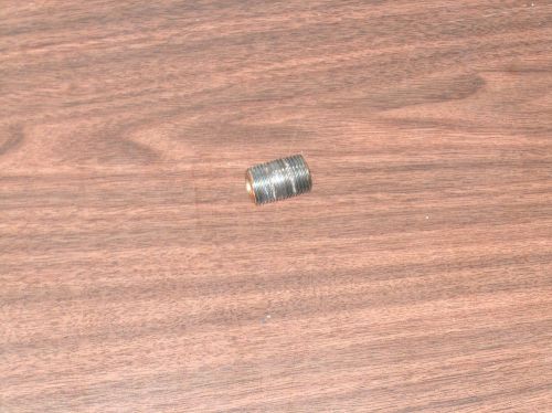 Pipe Fitting Connector - Steel 1/2&#034; Diameter NPT 1&#034; Long Straight Pipe