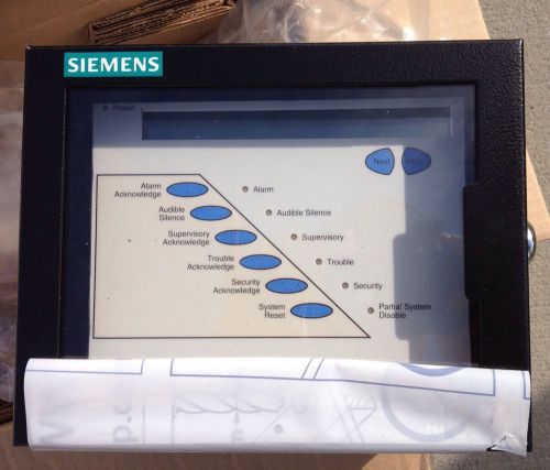 **NEW** Siemens RCC-2 LCD Remote Annunciator With Lockable Door And Control