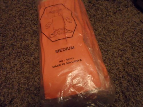 Safety Zone RN-66741 Orange size MEDIUM latex Gloves - 12 Pair
