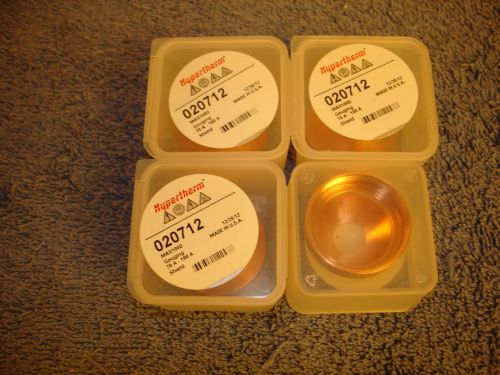 Lot of 4 Hypertherm 020712 Plasma Cutter Gouging Nozzle MAX100D Consumable