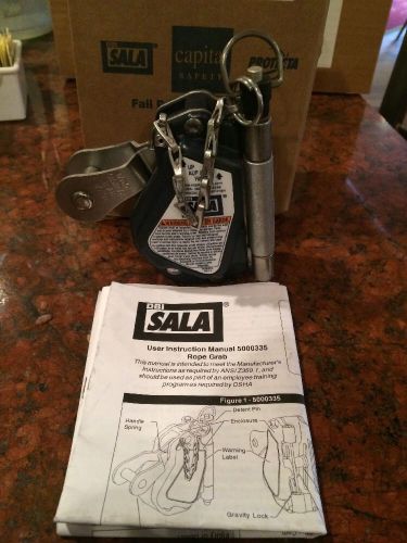 Dbi/sala hands free mobile type rope grab for use on 5/8&#034; rope lifeline for sale