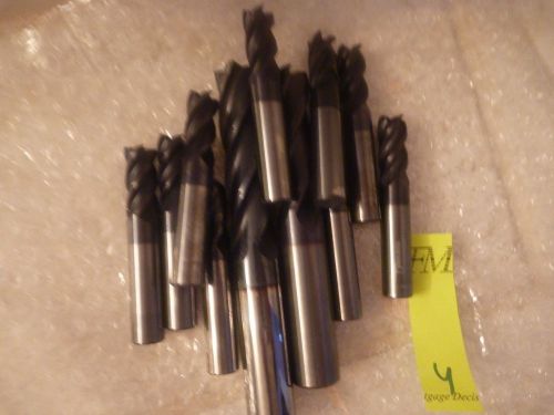 Carbide Scrap,  4 lbs of Used High Quality Carbide End Mills  ENDMILLS   #4