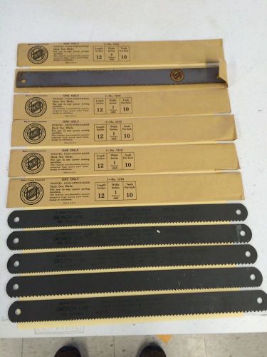 LOT OF (10) 12&#034; x 1&#034; x 10 TOOTH POWER HACKSAW BLADES