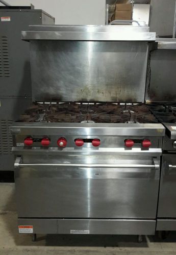 Used 36&#034; Commercial 36L Vulcan Gas Range
