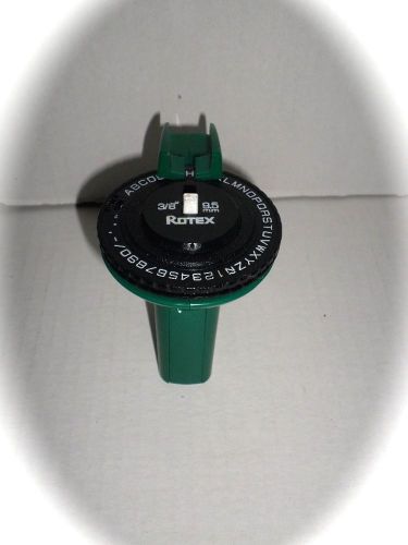 COLLECTIBLE VINTAGE GREEN ROTEX EMBOSSING GREEN LABEL MAKER FOR 3/8&#034; TAPE