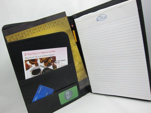 USA PU (B04B-A4) Leather Portfolios notebook Pad folio / folder holder business