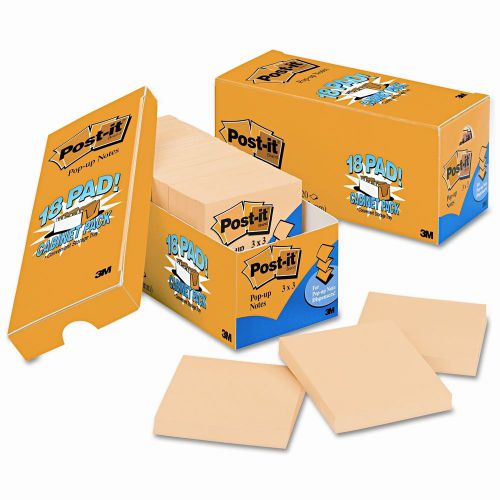 Post-it® pop-up cabinet pack note pad, 18 pack for sale