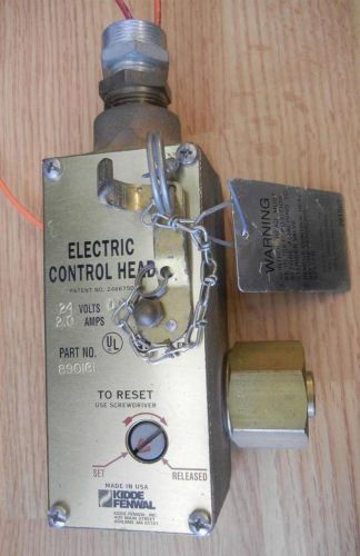 Kidde Electric Control Head 24 VDC 2.0A PIN 890181
