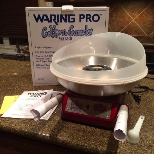 WARING PRO CC150 COTTON CANDY MAKER MACHINE