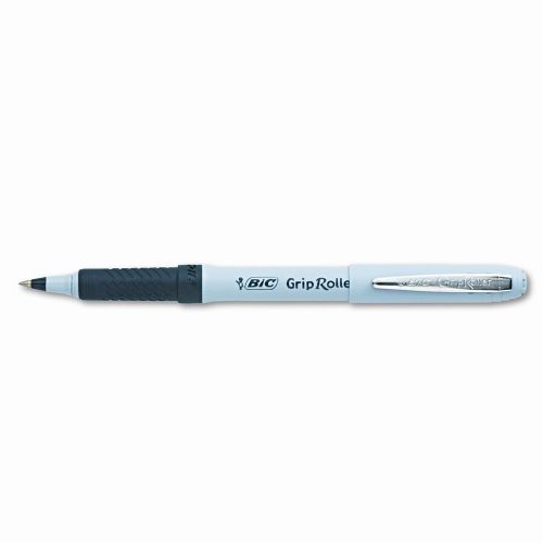 Bic Corporation Grip Roller Ball Stick Fine Pen, 12/Pack