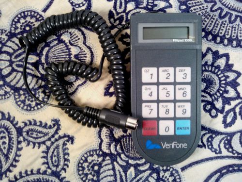 VeriFone PIN Pad 1000 Credit Debit Card P003-116-01 w/ Cable