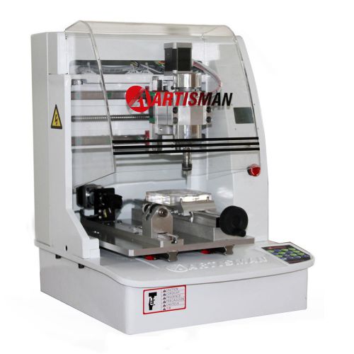Artisman multifunctional small size four axes cnc router micro engraving machine for sale