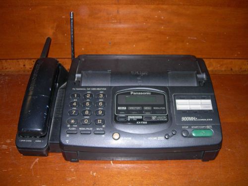 Panasonic 900MHz Facsimile Cordless Phone / Fax Machine Model No. KX-F900