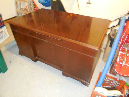 Large Executive Wooden Desk - Antique Refinished, Executive, Attorney