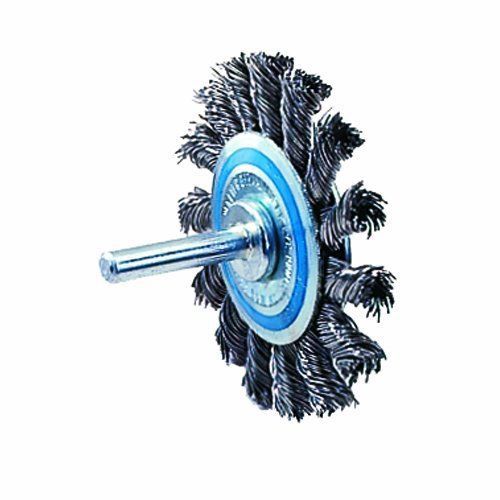 Walter 13c130 knot twisted mounted wire brush  carbon steel  2-3/4&#034; diameter  0. for sale