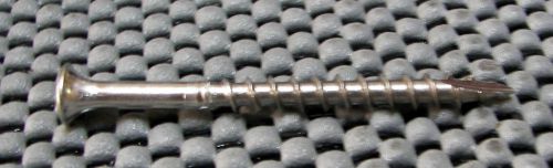 200 stainless steel wood screws 10x2.5&#034; star head self tapping auger 2 lbs 11 oz for sale