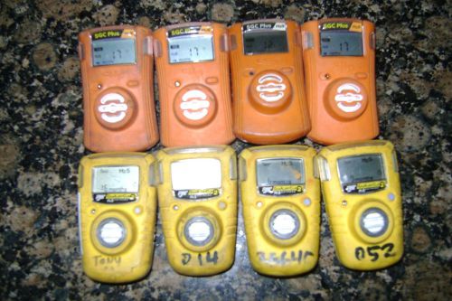 8 pack of h2s  extreme gas monitors by bw technology for sale