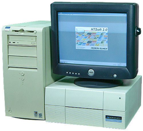 Perkin-Elmer HTS 7000 Plus Bio Assay Reader, Computer, HT 2.0 Software installed