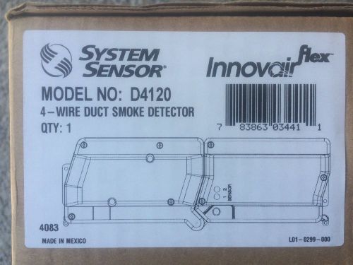 System sensor d4120 duct smoke detector 4-wire fire alarm innovair flex for sale