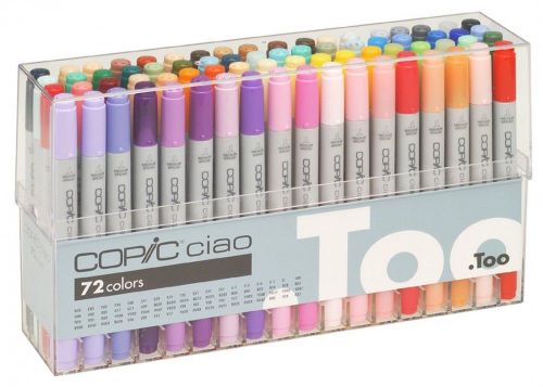 NEW TOO Copic Ciao Marker Pencils 72 A Set Colors Art Manga Comic Anime Japan