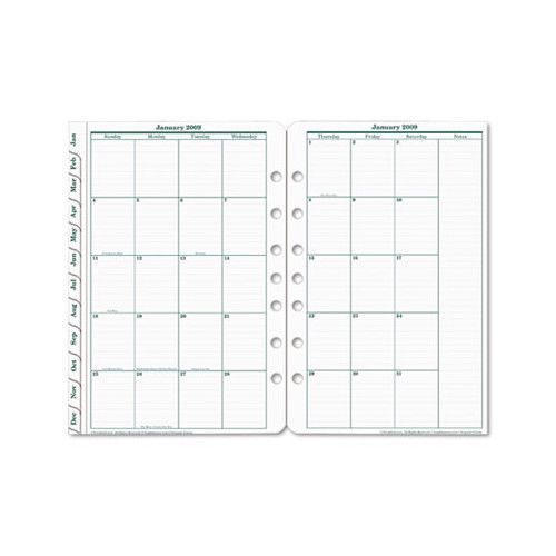 Franklin Covey Original Dated Monthly Planner Refill