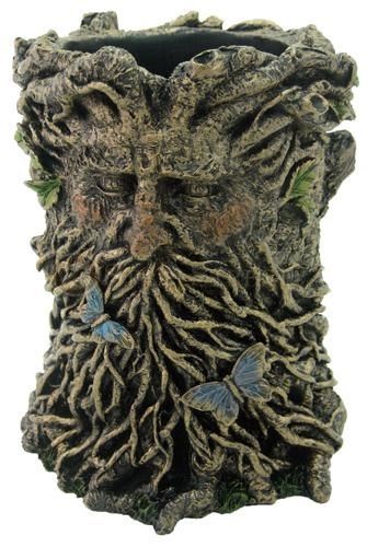 6 inch hand painted resin ancient wisdom treebeard pen holder for sale