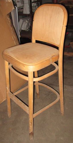 40 BAR STOOLS WOODEN UNFINISHED  STURDY RESTAURANT