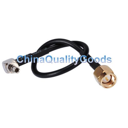 Crc9 male right angle to sma male cable rg174 50ohm 15cm length for 3g modem for sale