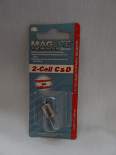 MagLite Magnum Star Xenon 2 Cell C &amp; D Replacement Bulb Lamp Flashlights New