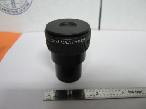Optical microscope polyvar reichert leica eyepiece 10x/23 optics bin#a3-h-3 for sale