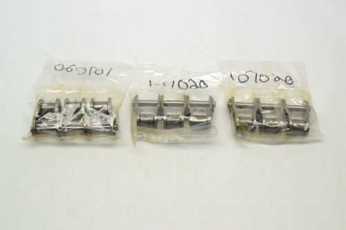 Lot 3 80-3 1in pitch 5/8in width offset chain connecting link kit b373004 for sale