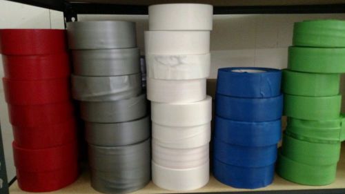 lot of 12 rolls of vinyl preservation tape 2&#034; X 180&#039; mfg second choose color