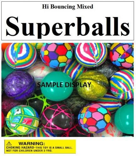 4 Premium Vending Machine Displays for Mixed Superballs (Bouncy Balls)