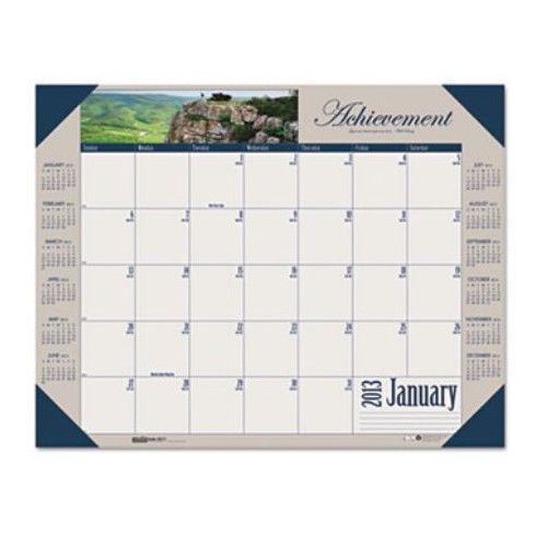 House of Doolittle Motivational Photographic Monthly Desk Pad Calendar, 22 x 17